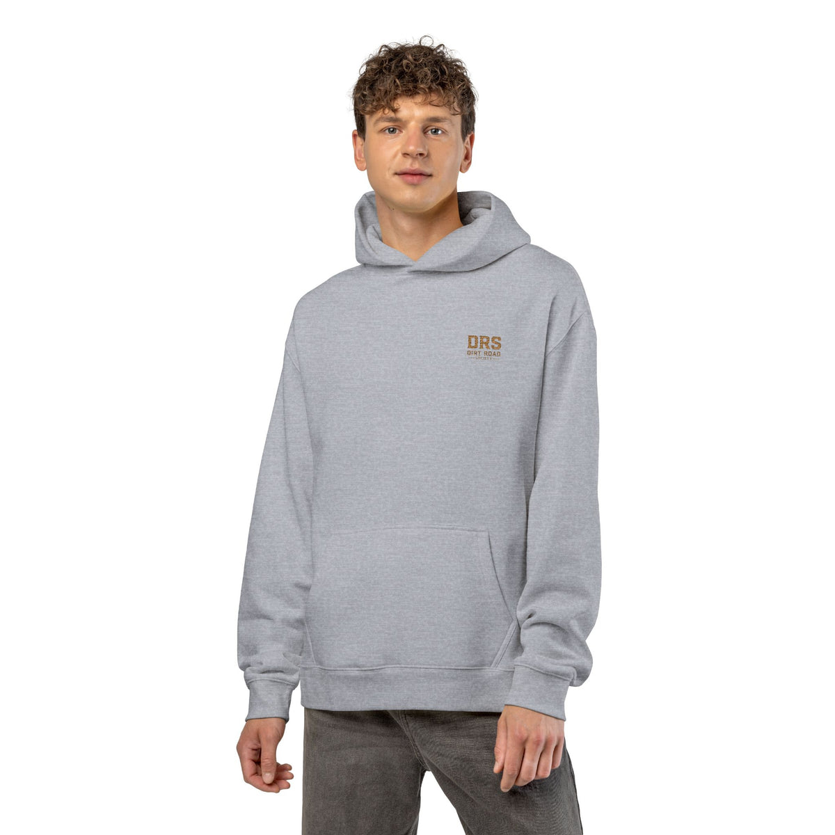 Minimal 'DRS Natural' Relaxed Hoodie — Cozy Casual Pullover