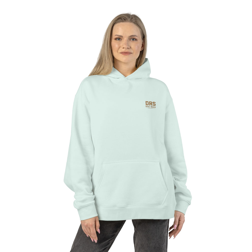 Minimal 'DRS Natural' Relaxed Hoodie — Cozy Casual Pullover