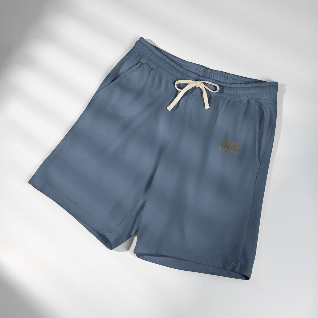 Lightweight Fleece Sweat Shorts — Garment-Dyed Comfort with DRS Logo