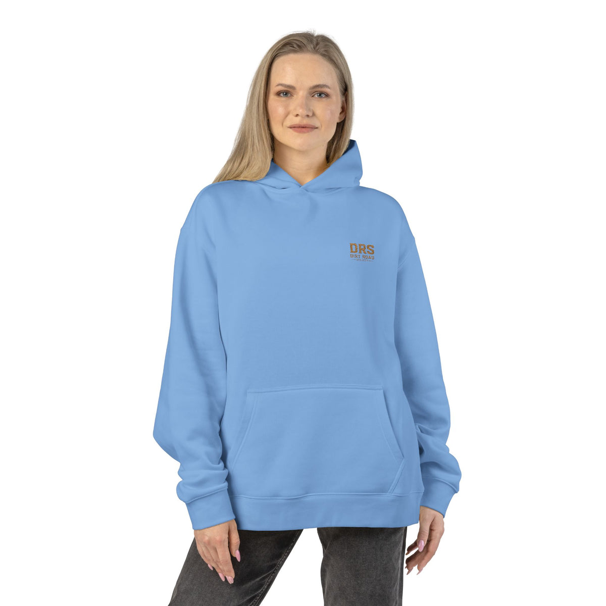 Minimal 'DRS Natural' Relaxed Hoodie — Cozy Casual Pullover