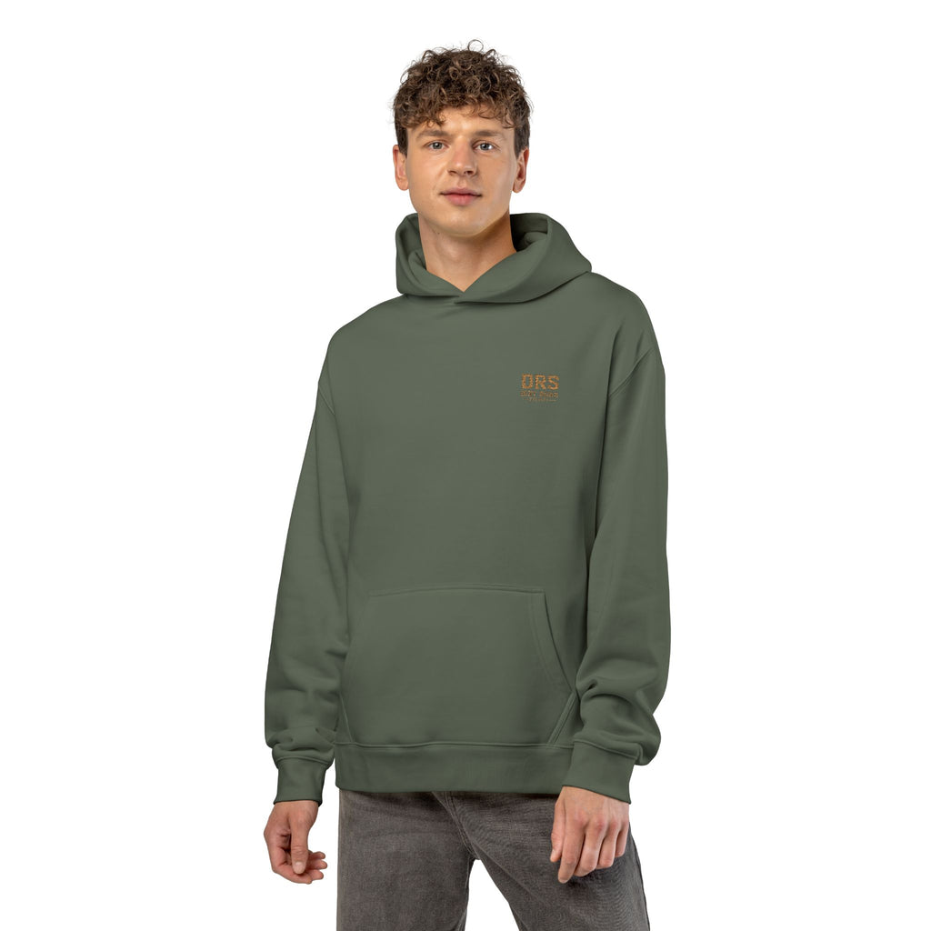 Minimal 'DRS Natural' Relaxed Hoodie — Cozy Casual Pullover