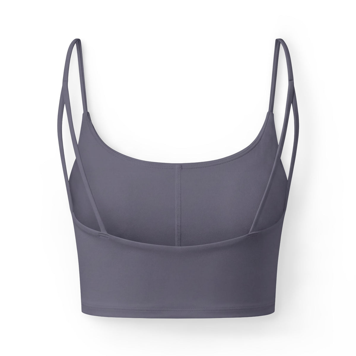 Luxe Women's Crop Bra — Black Gold DRS Minimalist Logo