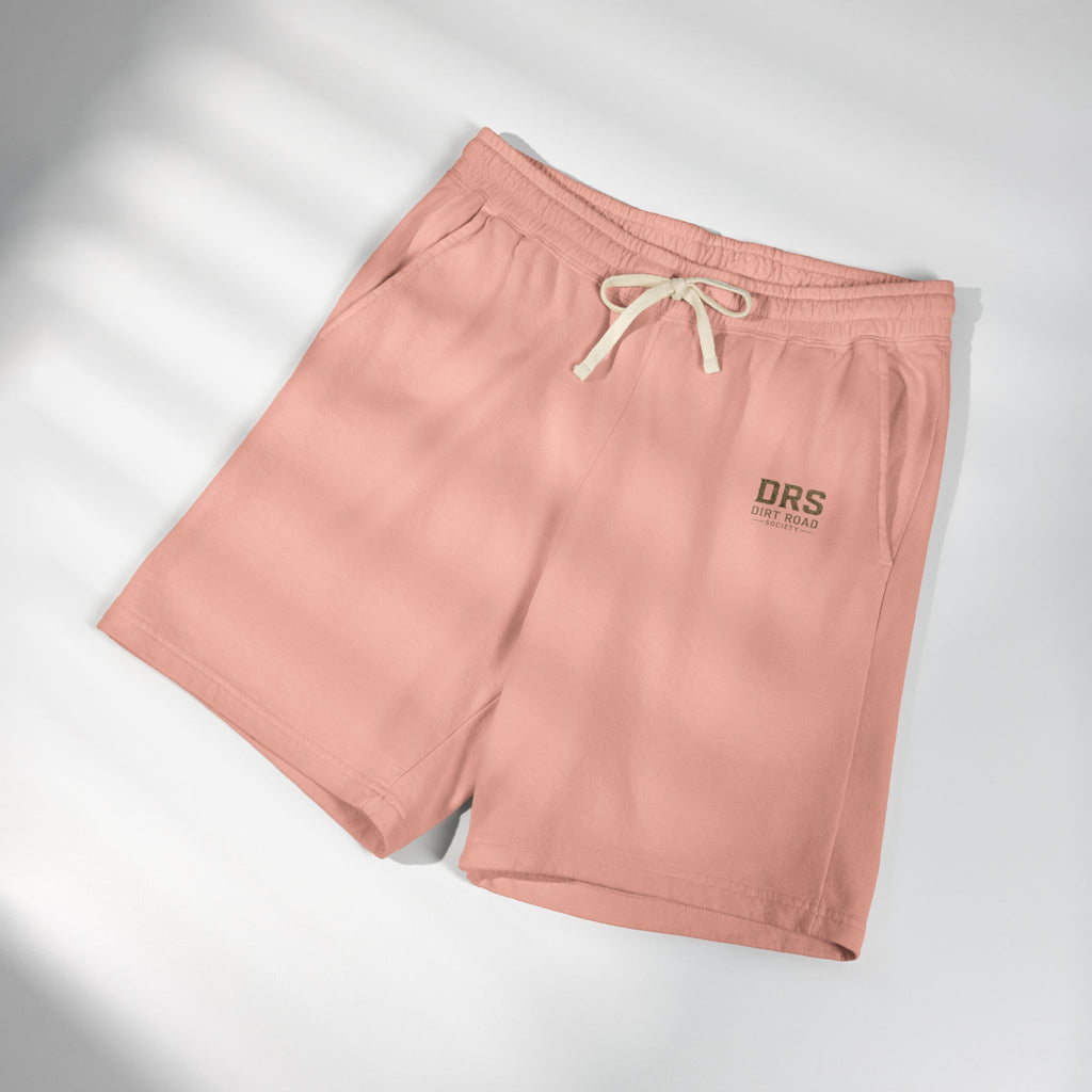 Lightweight Fleece Sweat Shorts — Garment-Dyed Comfort with DRS Logo