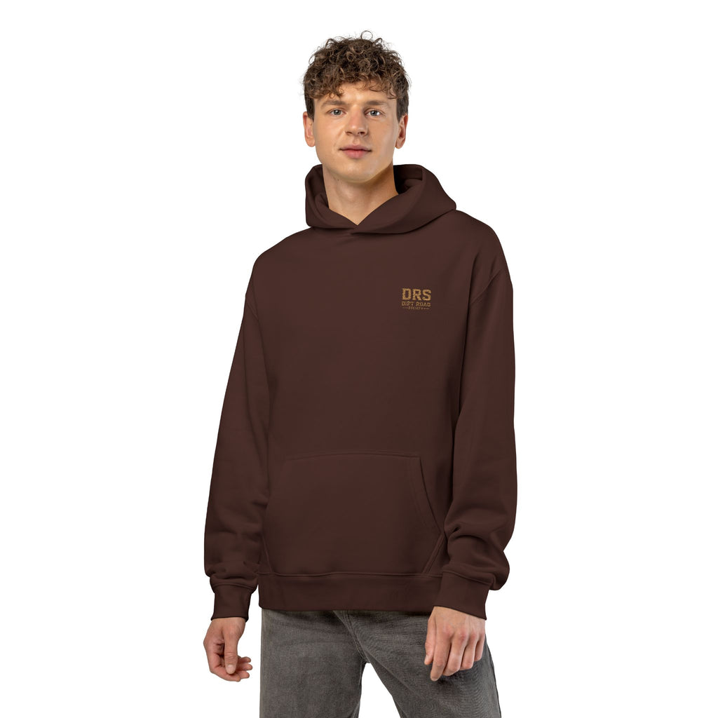 Minimal 'DRS Natural' Relaxed Hoodie — Cozy Casual Pullover