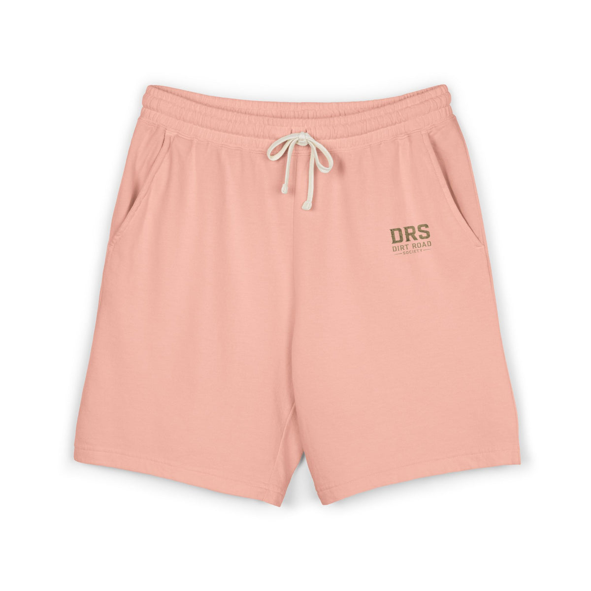 Lightweight Fleece Sweat Shorts — Garment-Dyed Comfort with DRS Logo