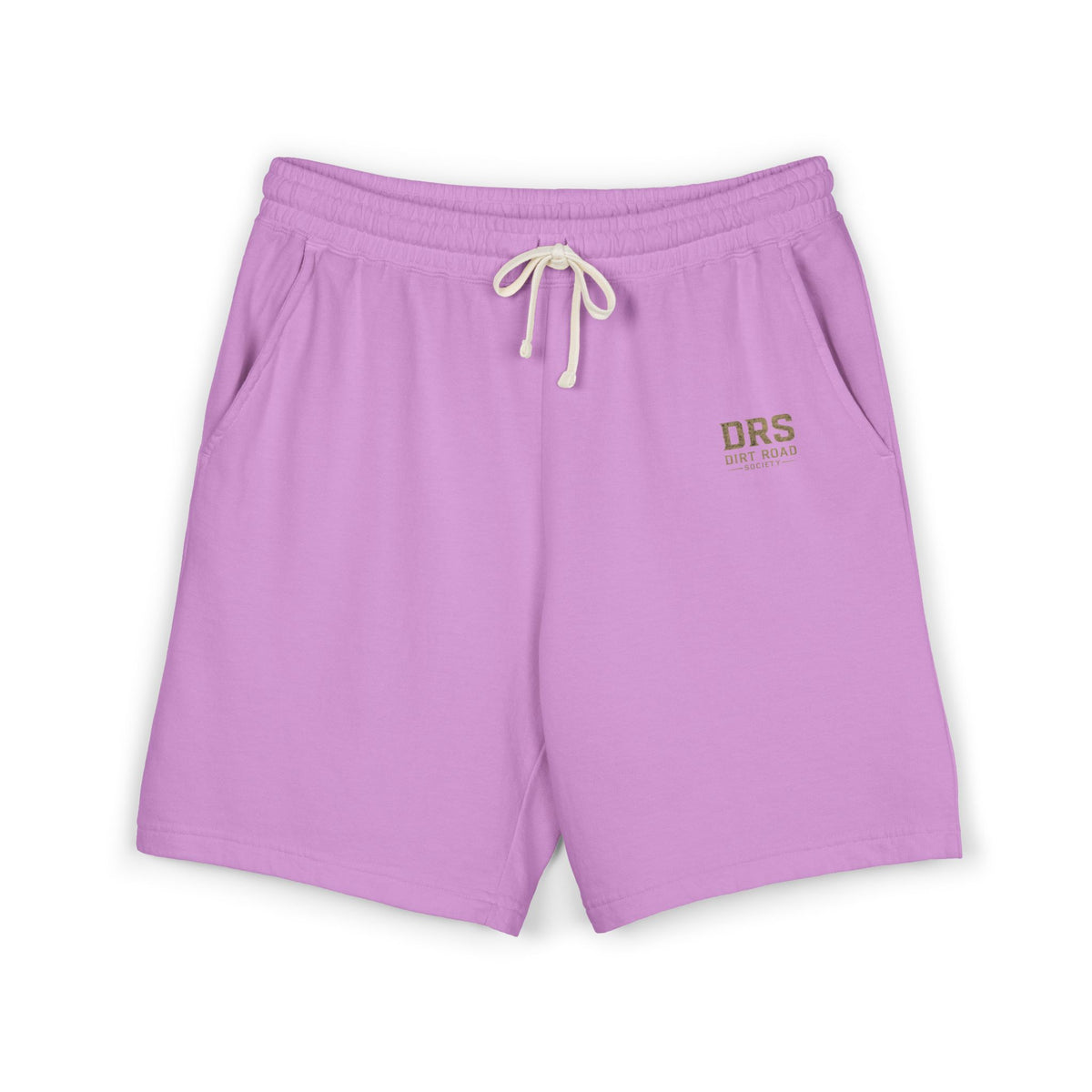 Lightweight Fleece Sweat Shorts — Garment-Dyed Comfort with DRS Logo