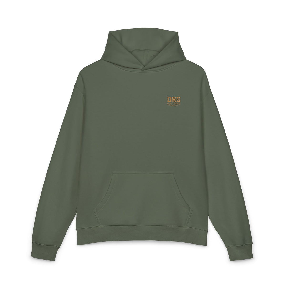 Minimal 'DRS Natural' Relaxed Hoodie — Cozy Casual Pullover