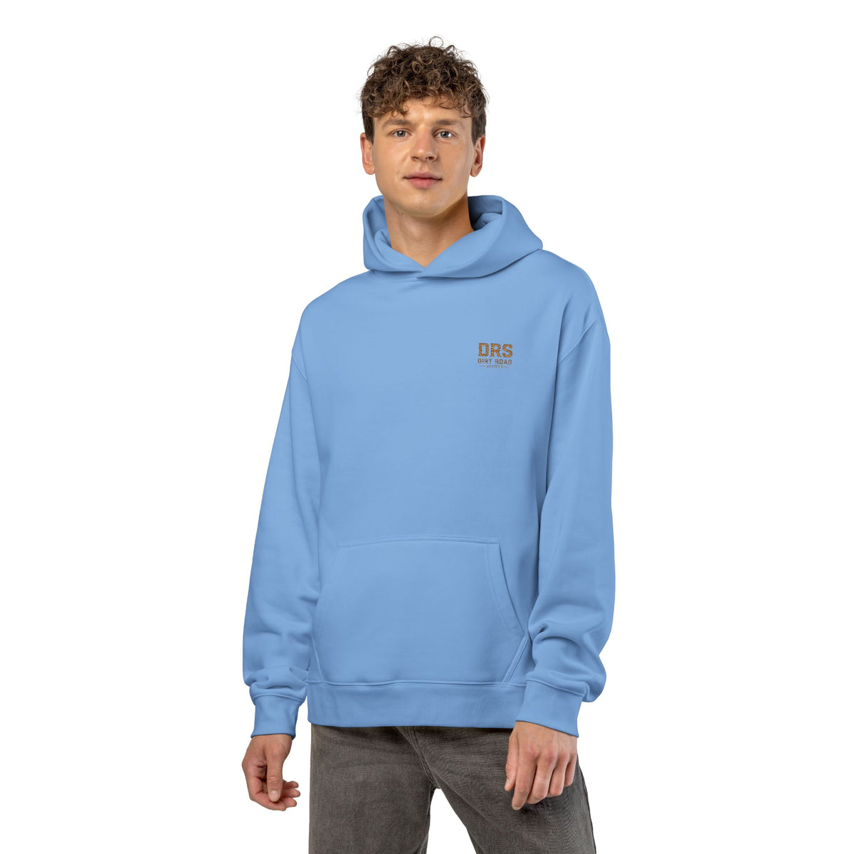 Minimal 'DRS Natural' Relaxed Hoodie — Cozy Casual Pullover