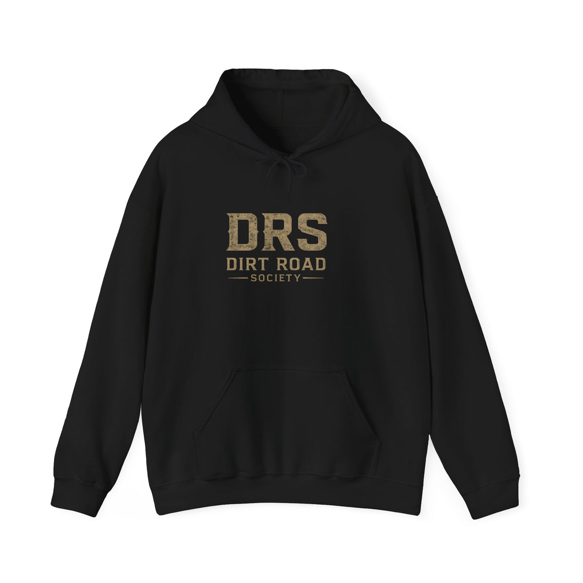 Dirt Road Society Hoodie — 'DRS Raised Different' Rustic Outdoor Pullover