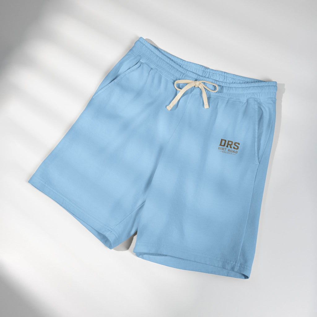 Lightweight Fleece Sweat Shorts — Garment-Dyed Comfort with DRS Logo