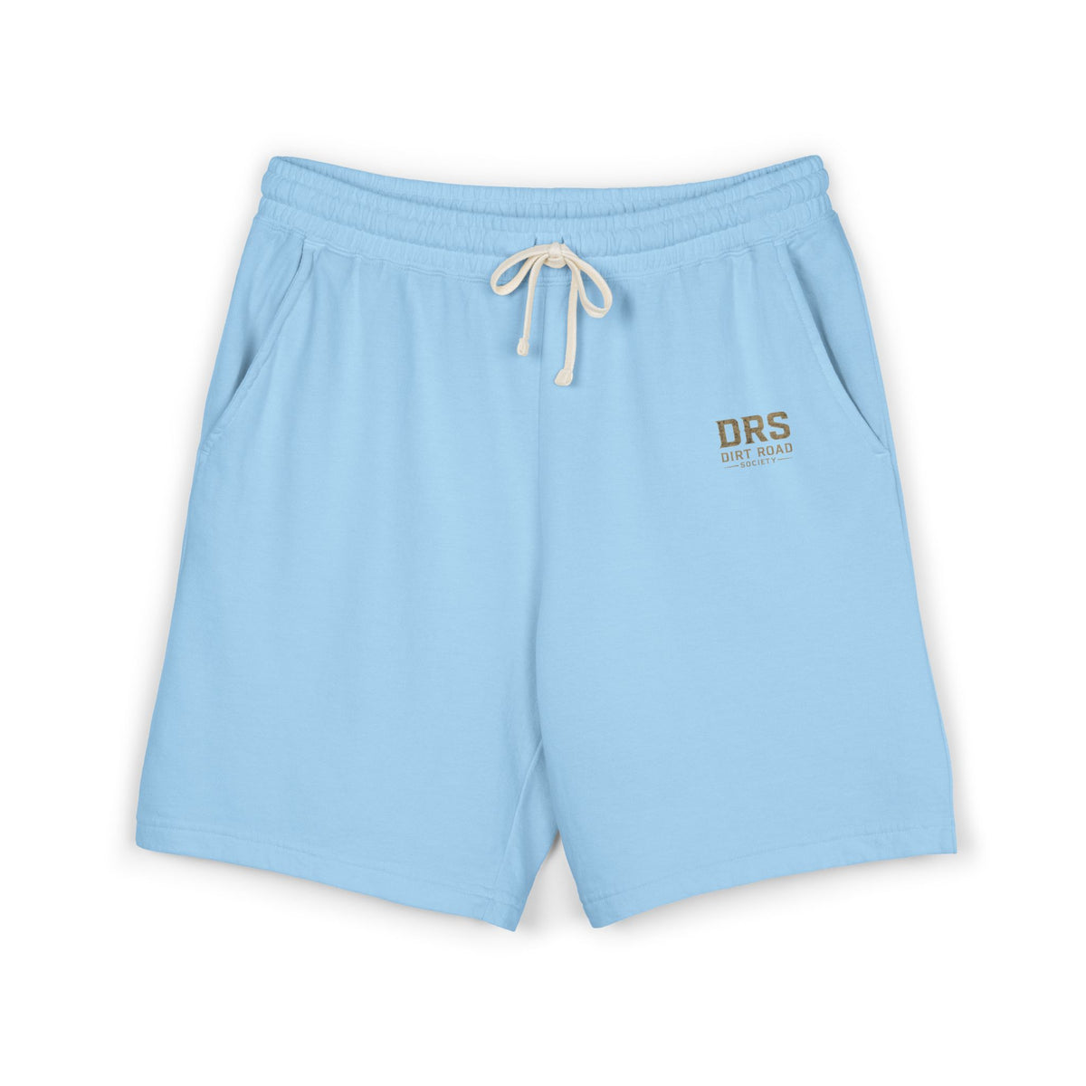 Lightweight Fleece Sweat Shorts — Garment-Dyed Comfort with DRS Logo