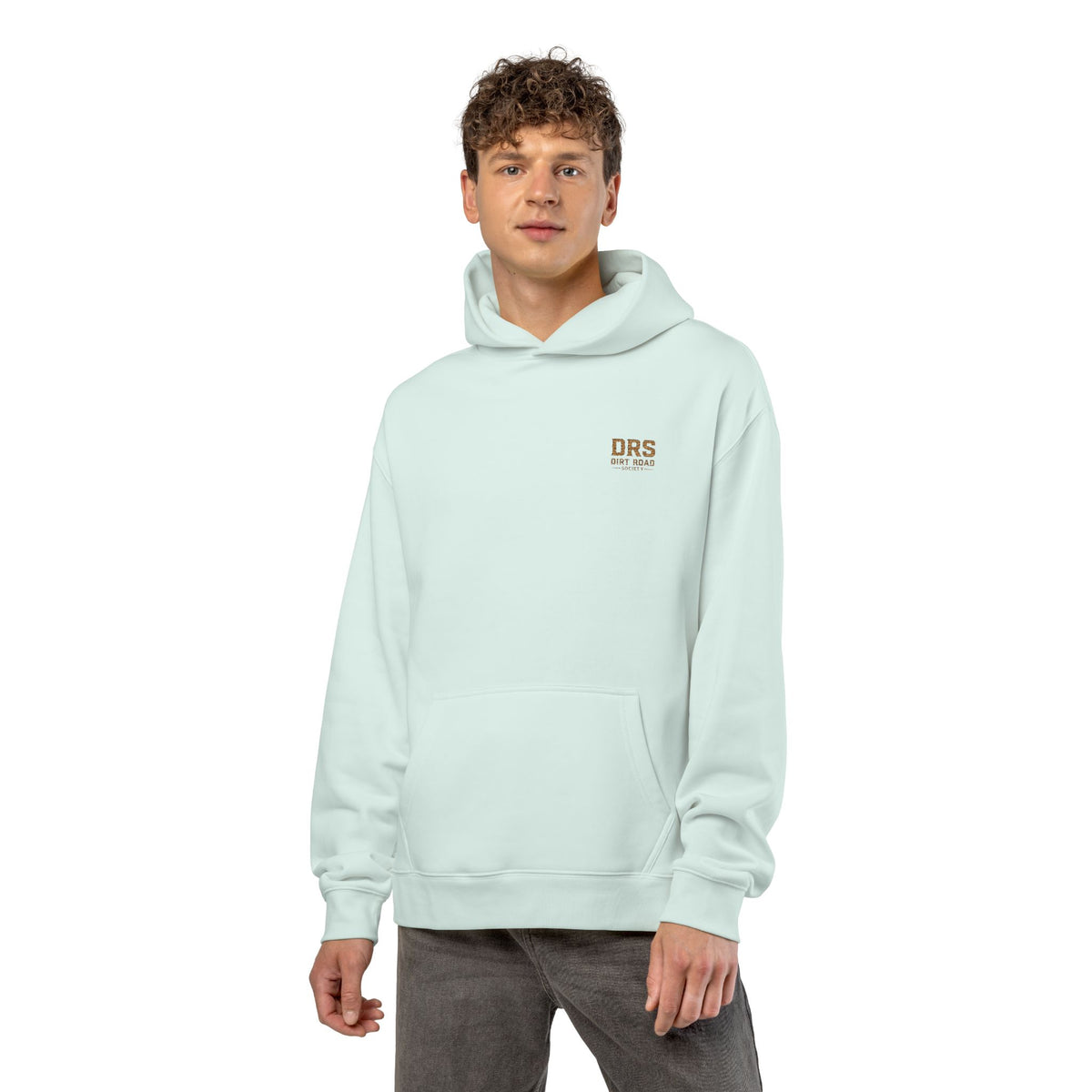 Minimal 'DRS Natural' Relaxed Hoodie — Cozy Casual Pullover