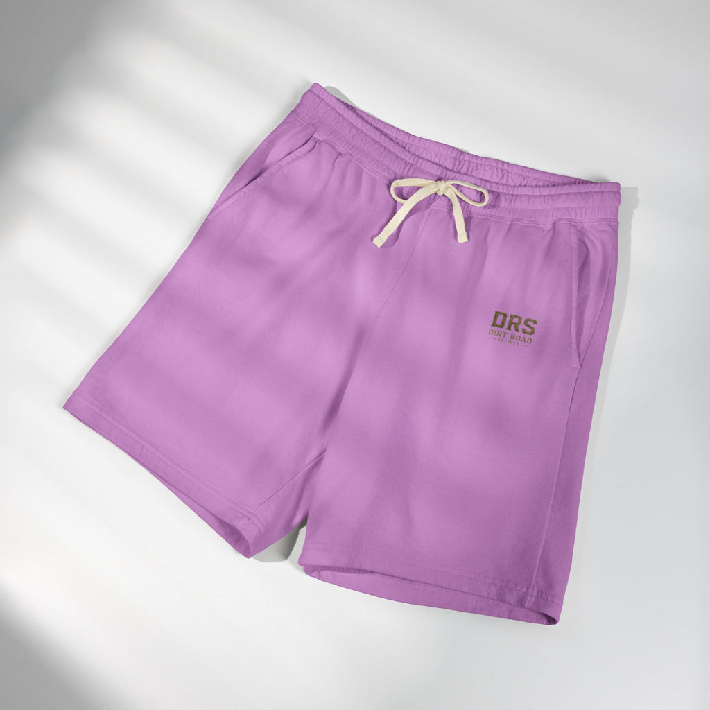 Lightweight Fleece Sweat Shorts — Garment-Dyed Comfort with DRS Logo
