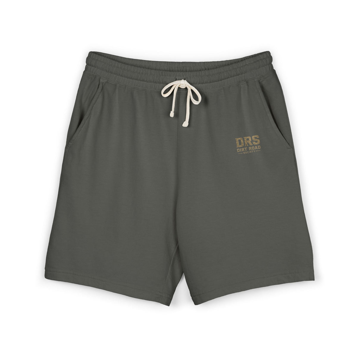 Lightweight Fleece Sweat Shorts — Garment-Dyed Comfort with DRS Logo